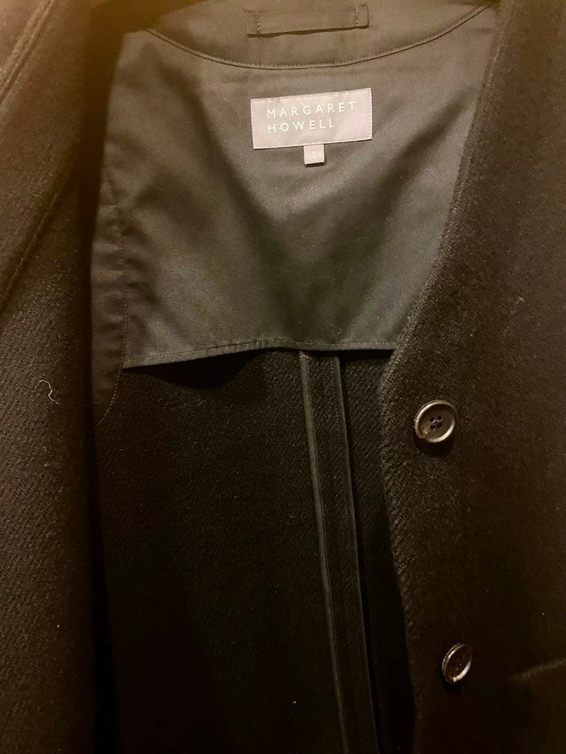 マーガレット・ハウエル 黒ウールのジレ
