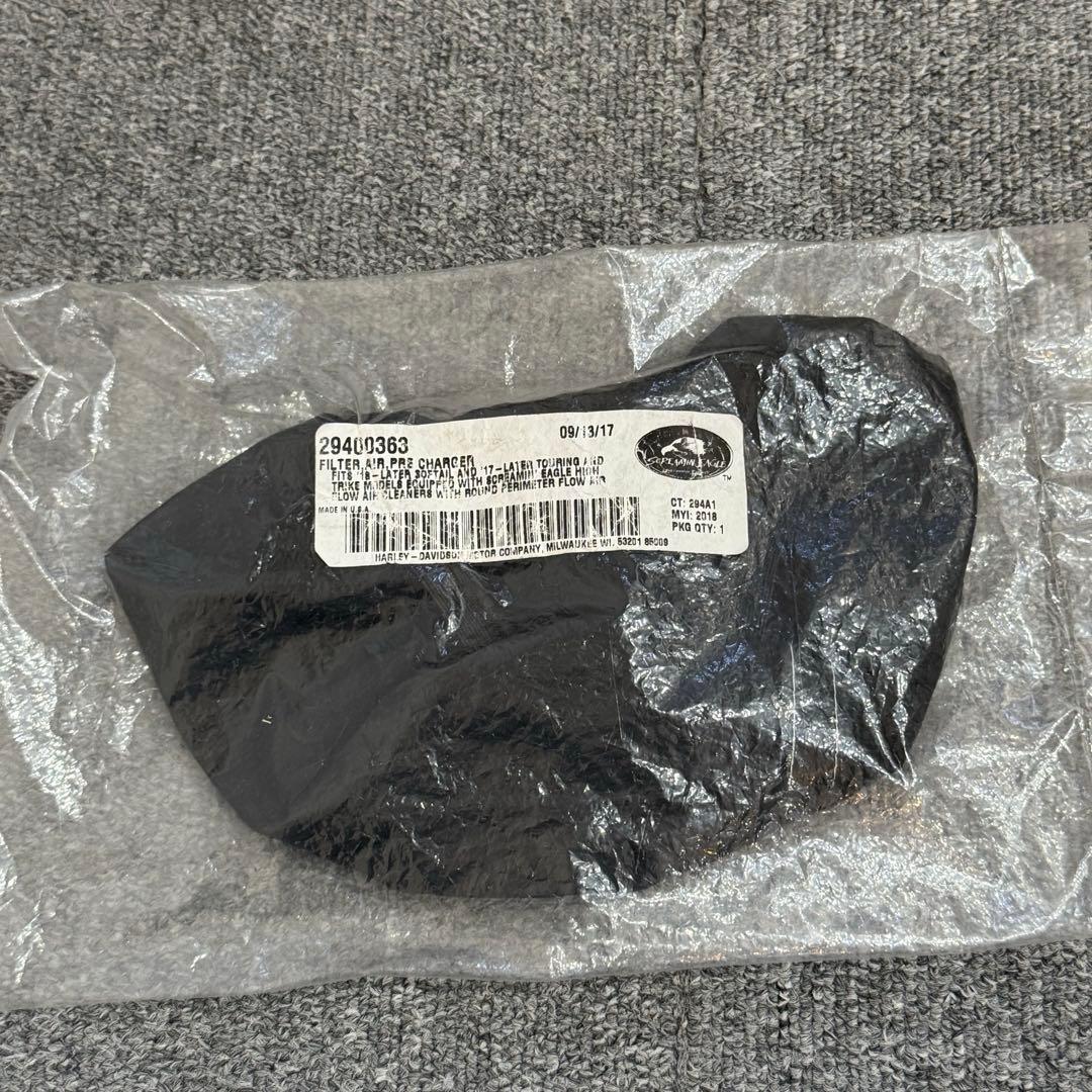 ハーレー 純正 エアクリーナー レインソック 29400363