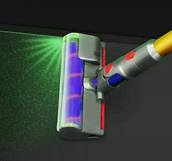 グリーンレーザー照射 スリムソフトローラークリーナーヘッド  軽量、小型