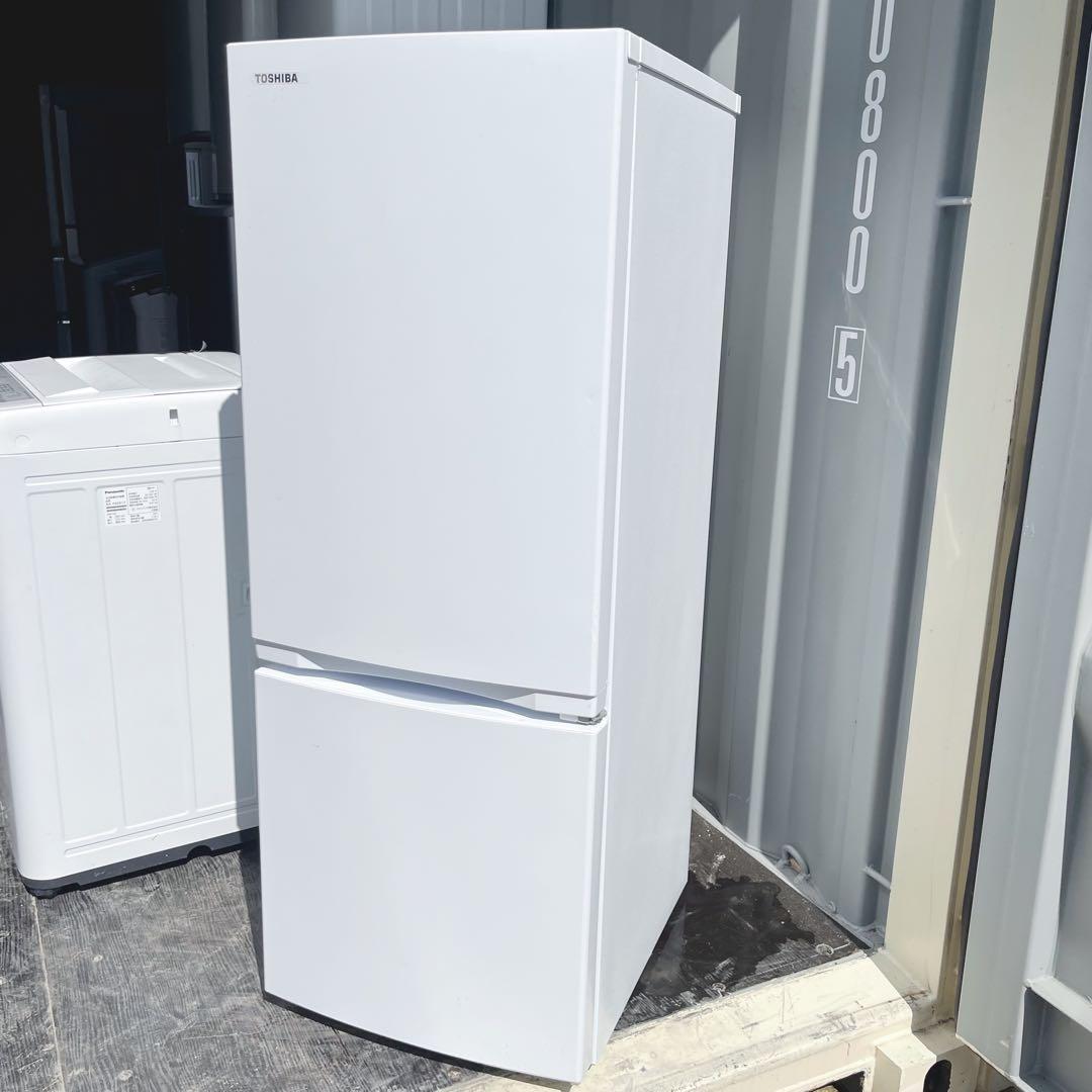 185取付無料！東芝シンプルホワイトインテリア 2022年製冷蔵庫！洗濯機