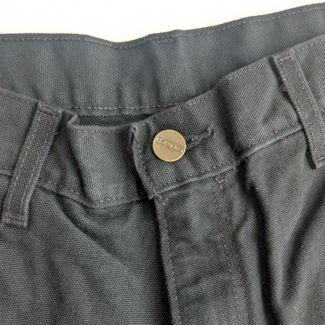 メキシコ製 カーハート B136 W40L32 ブラック ダブルニー