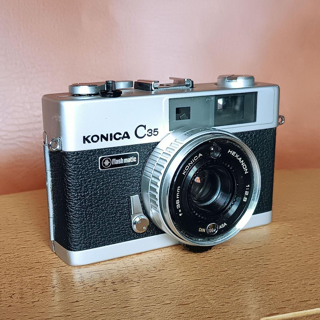 たに、カメラ【美品、完動品】コニカC35　乃木坂46　五百城茉央、芦田愛菜