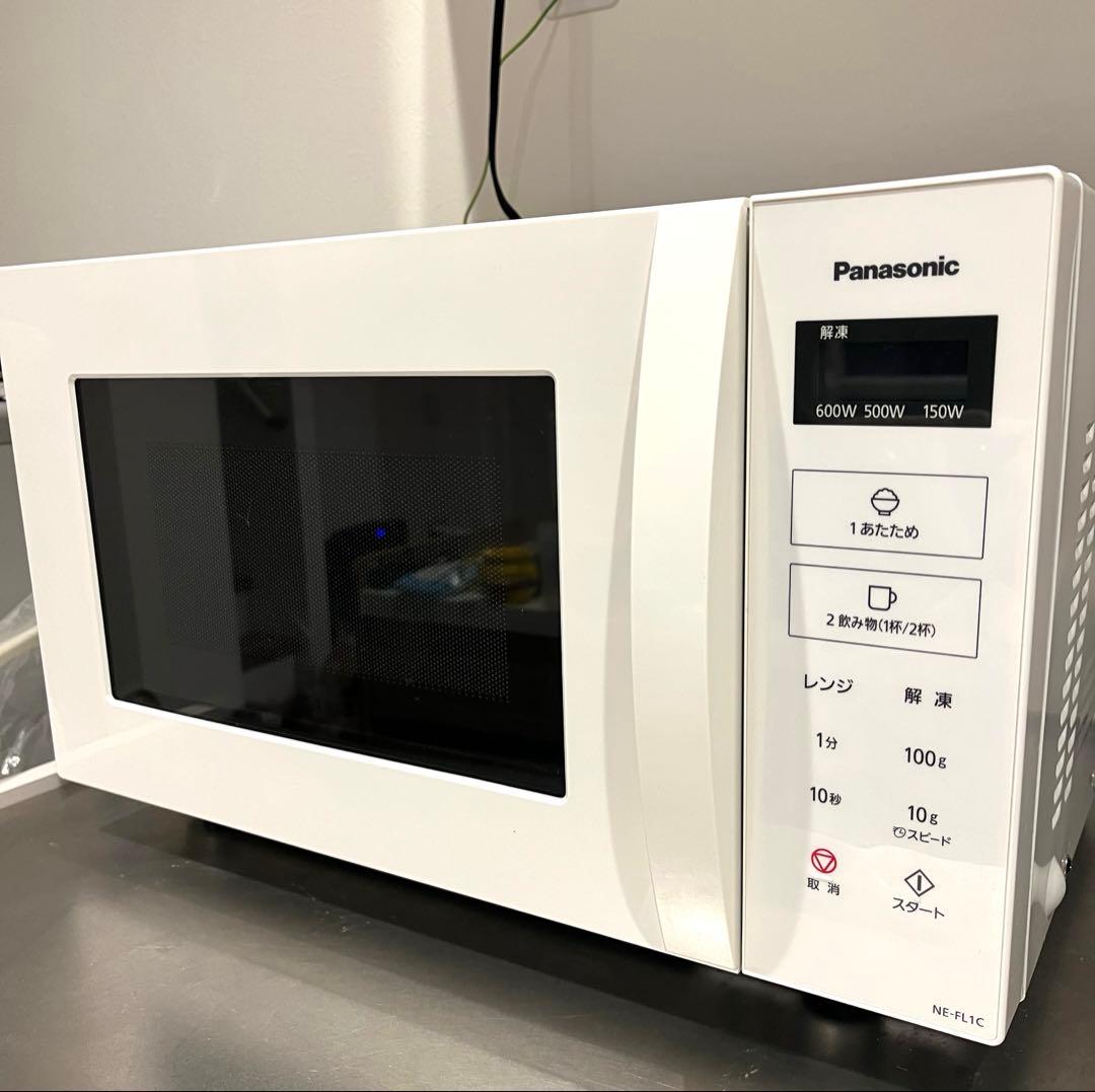 2024年製 Panasonic 単機能電子レンジ NE-FL1C-W ホワイト