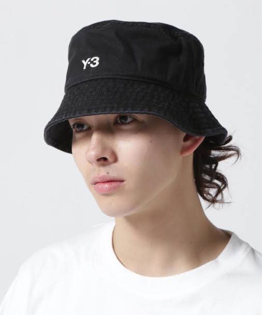 Y-3正規品❗️新品紙タグ付き⭐️STRP B HATストライプバスケットハット