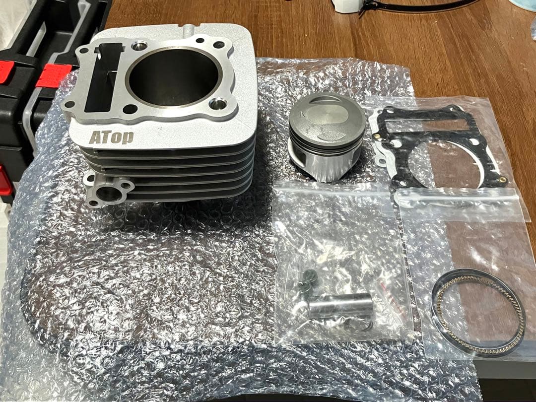 [未使用]ジェベル200・バンバン200用 補修シリンダ・ピストン 純正サイズ