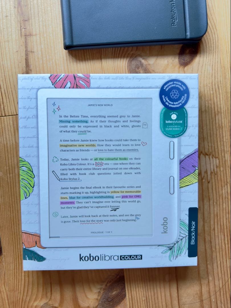 Kobo Libra COLOUR 本体、カバー、スタイラスペン一式