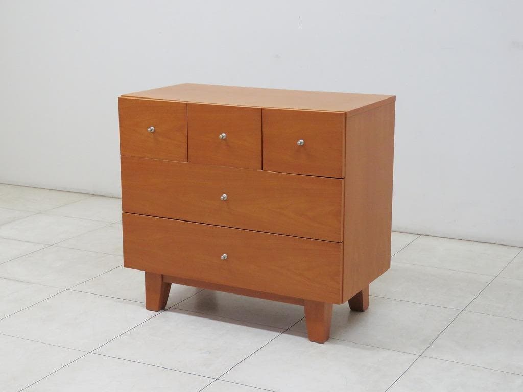 unico ウニコ MIO チェスト 北欧モダンデザイン ナチュラル 状態良好