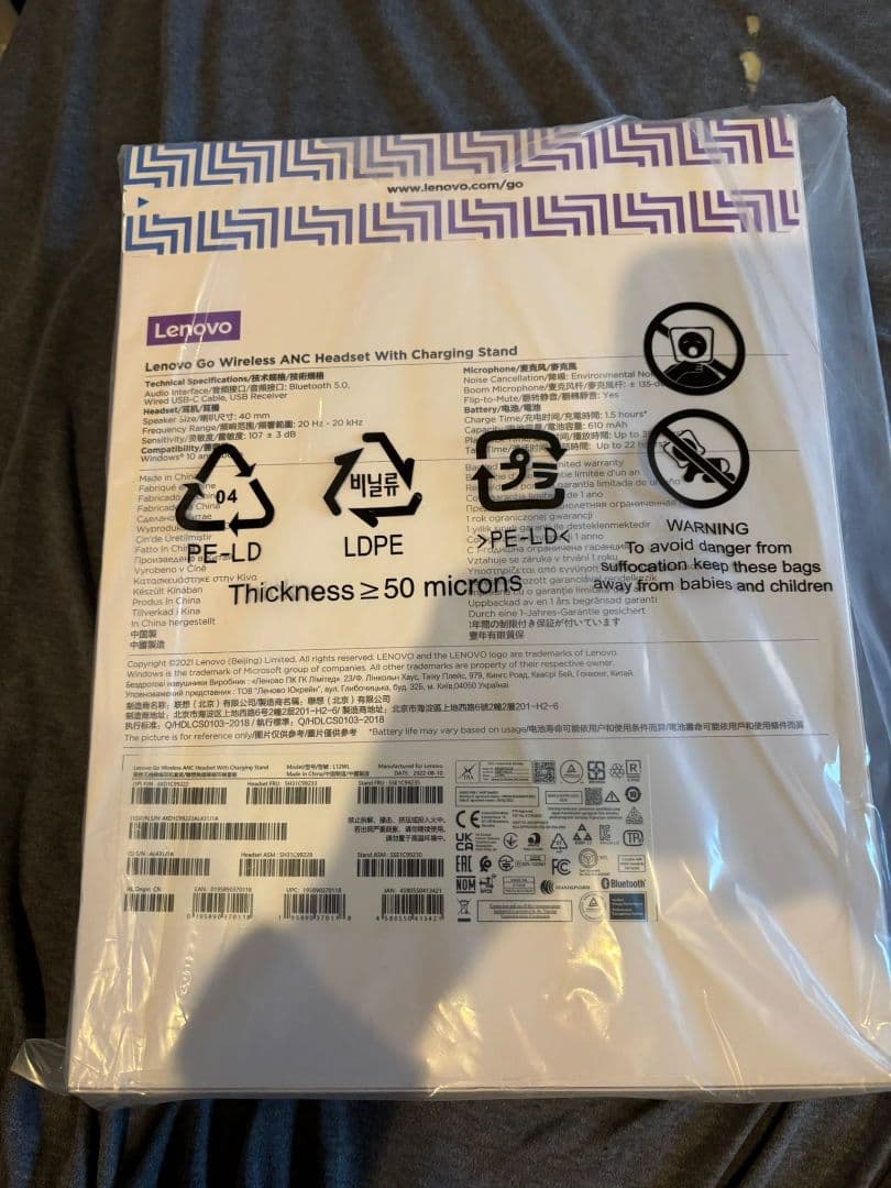 ヘッドホン lenovo go wireless anc headset