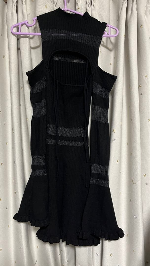 ワンピース amerge sheer ribbon feminine onepiece