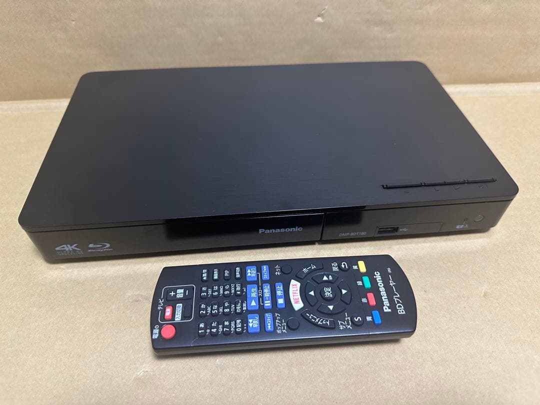 【2022年製】Panasonic BD/DVDプレーヤー DMP-BDT180