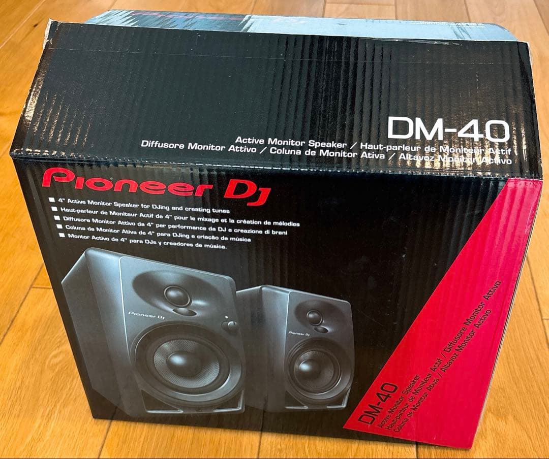 Pioneer DJ DM-40 アクティブモニタースピーカー　箱付き