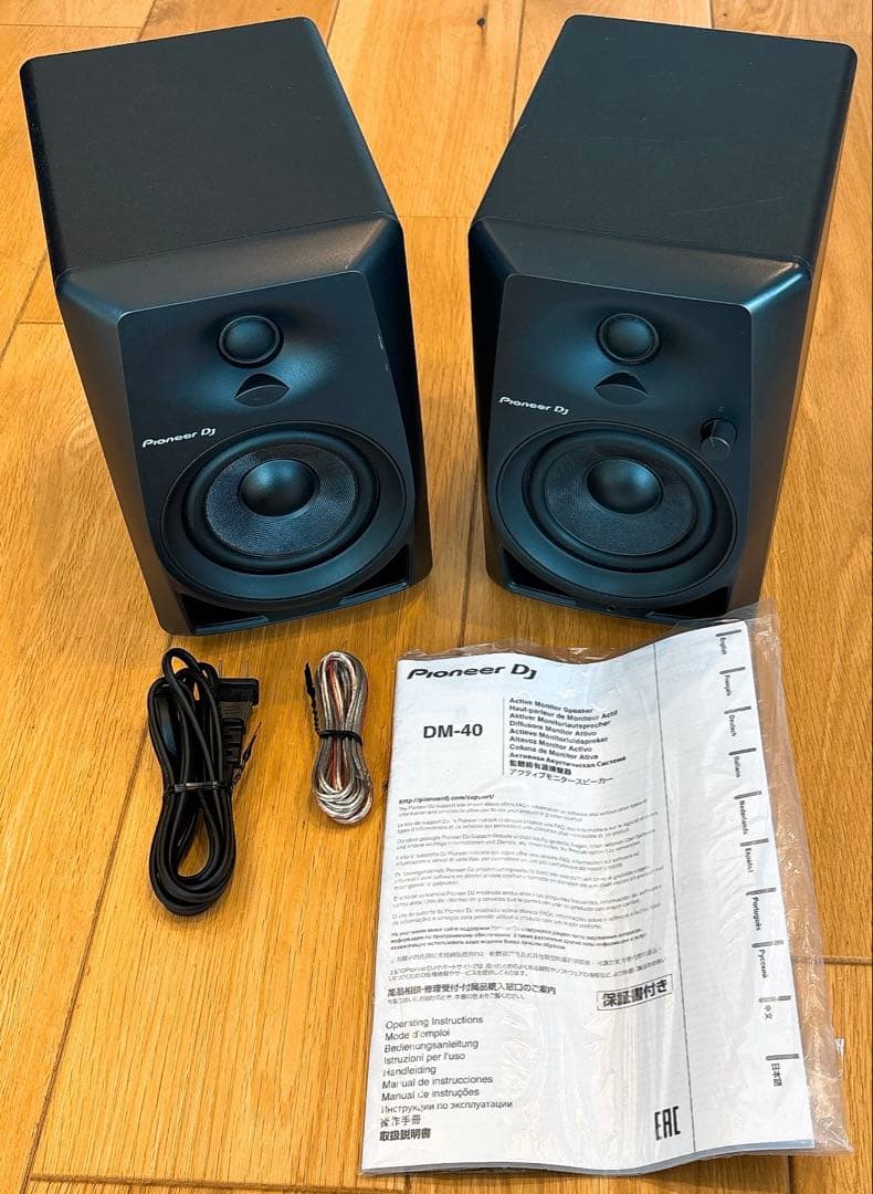 Pioneer DJ DM-40 アクティブモニタースピーカー　箱付き