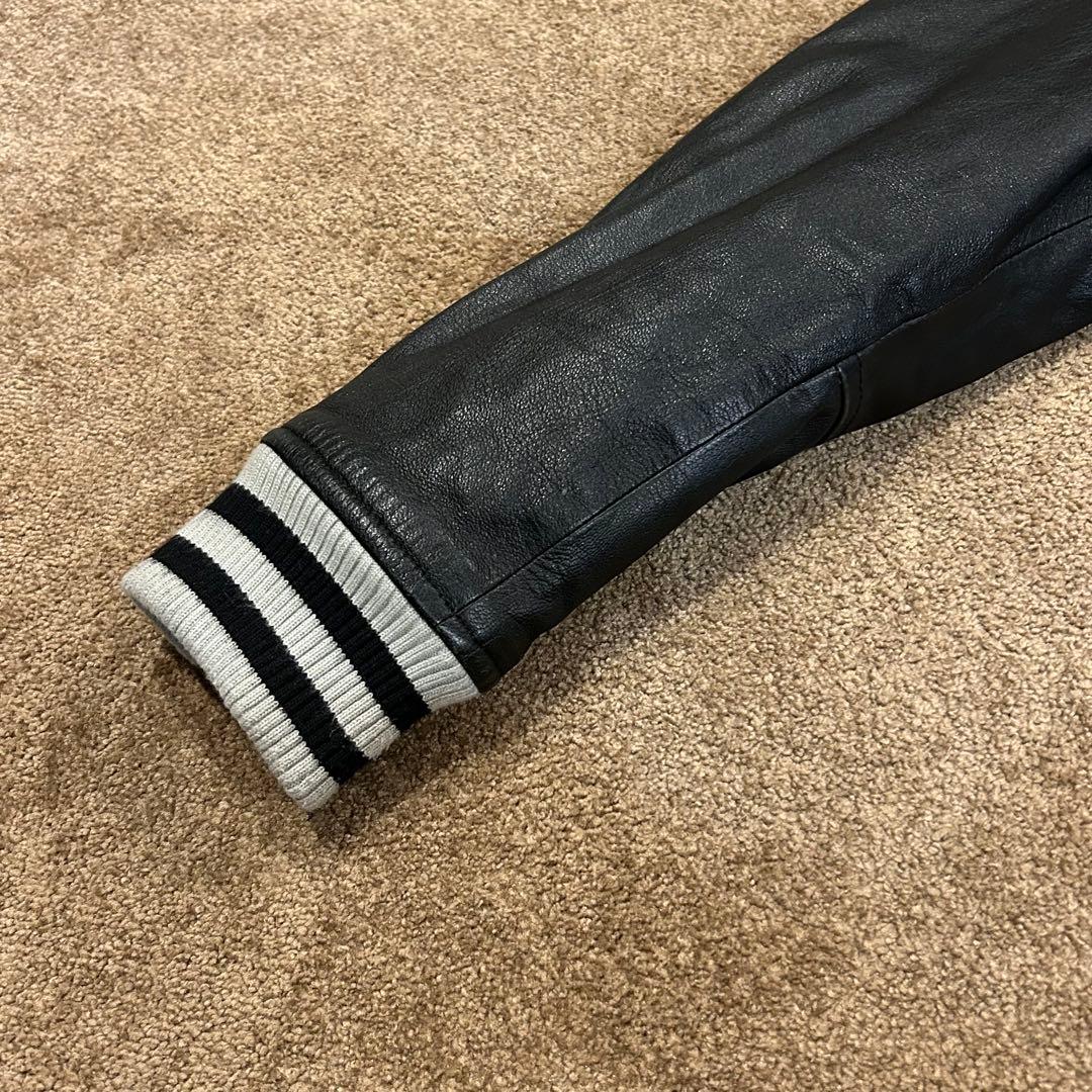 最終価格　ニューエラ スタジャン　Lサイズ　グレー/ブラック　山羊革　ゴート