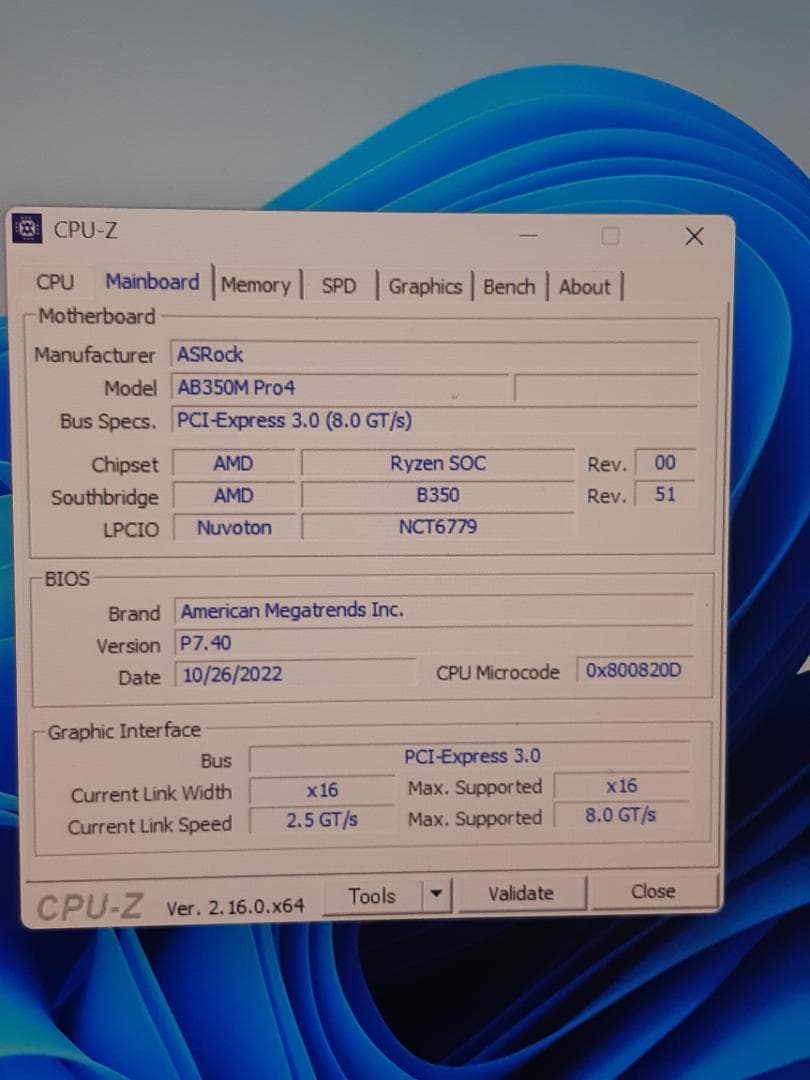 自作PC　RYZEN5 2600・16GB・256GB・GTX760・WIN11