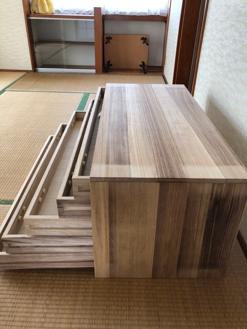着物　5段　桐ダンス　桐箪笥　着物タンス