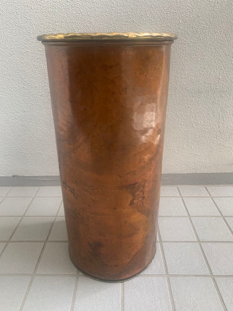 銅　ブロンズ　イタリア　傘立て　ヴィンテージ　中古