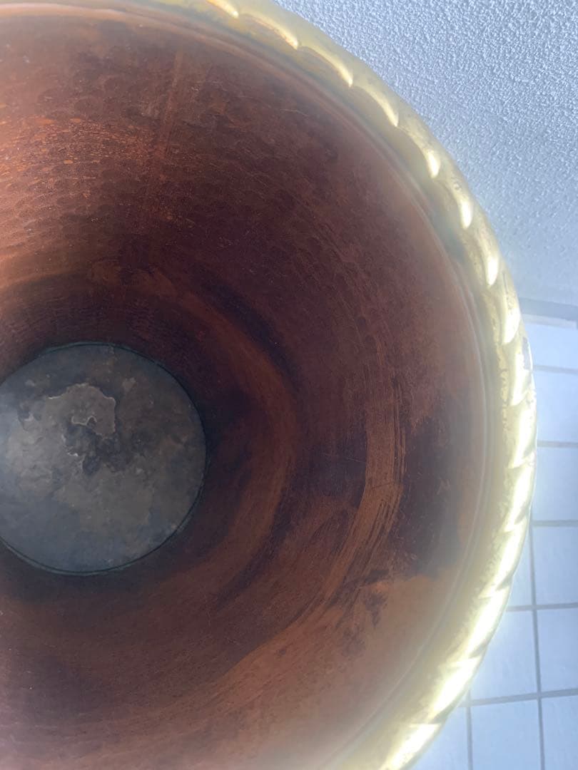 銅　ブロンズ　イタリア　傘立て　ヴィンテージ　中古