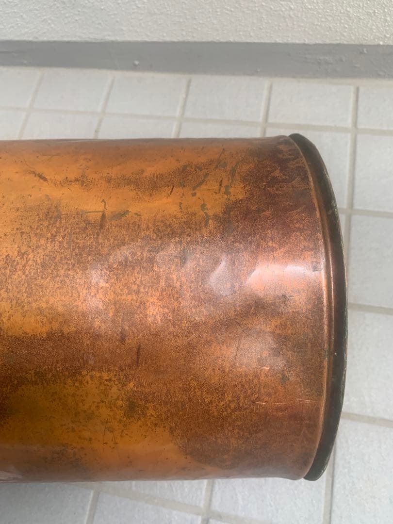 銅　ブロンズ　イタリア　傘立て　ヴィンテージ　中古