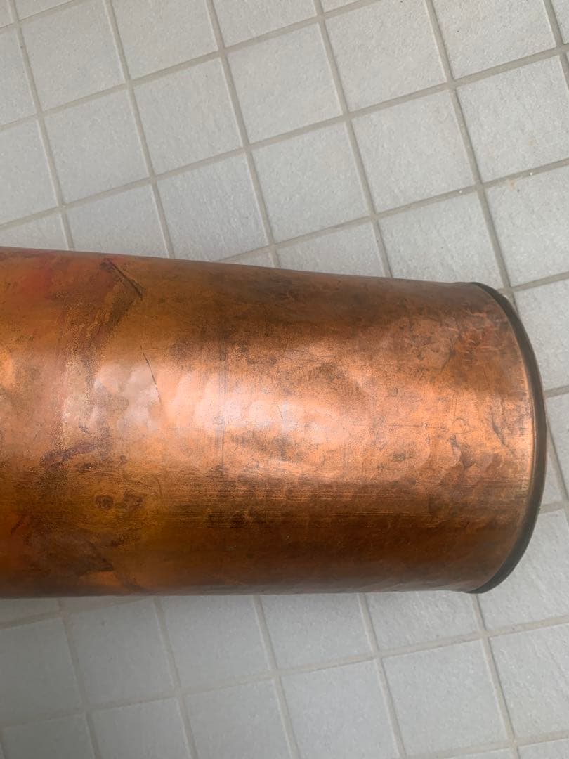 銅　ブロンズ　イタリア　傘立て　ヴィンテージ　中古