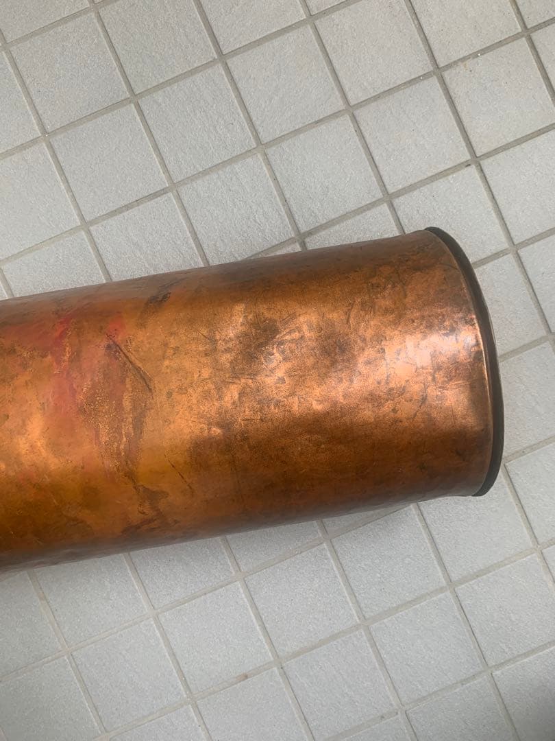 銅　ブロンズ　イタリア　傘立て　ヴィンテージ　中古