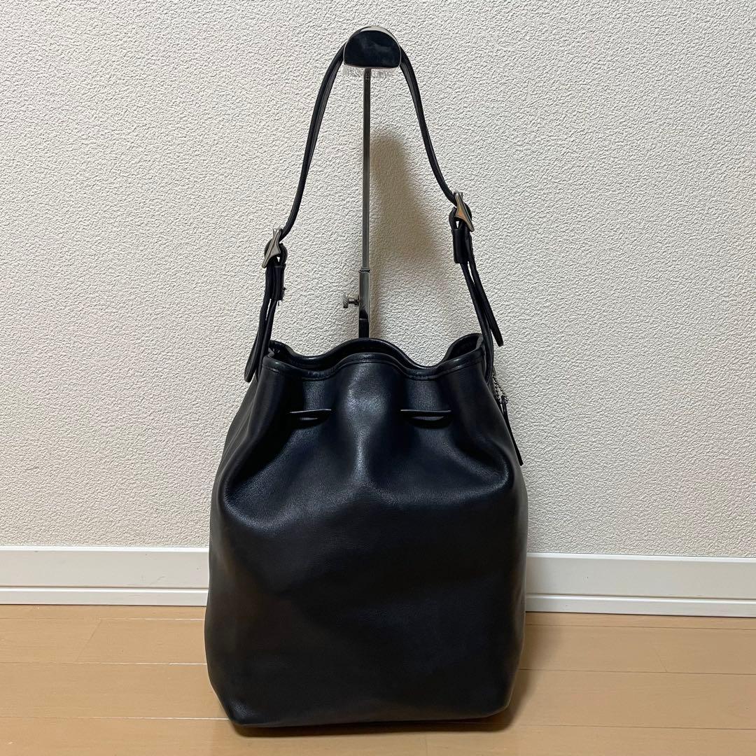 【美品】オールドコーチ COACH ショルダーバッグ 巾着 肩がけ 9165