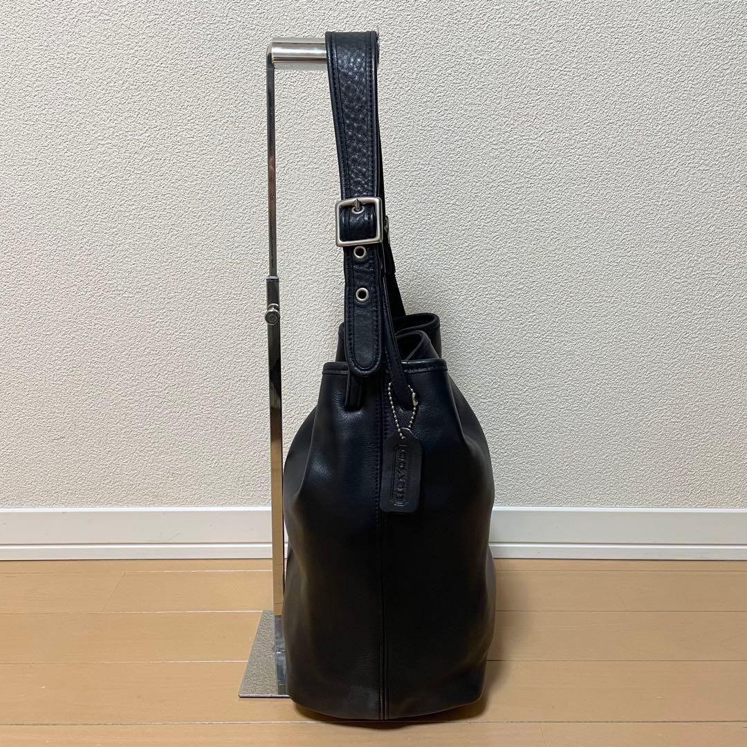 【美品】オールドコーチ COACH ショルダーバッグ 巾着 肩がけ 9165