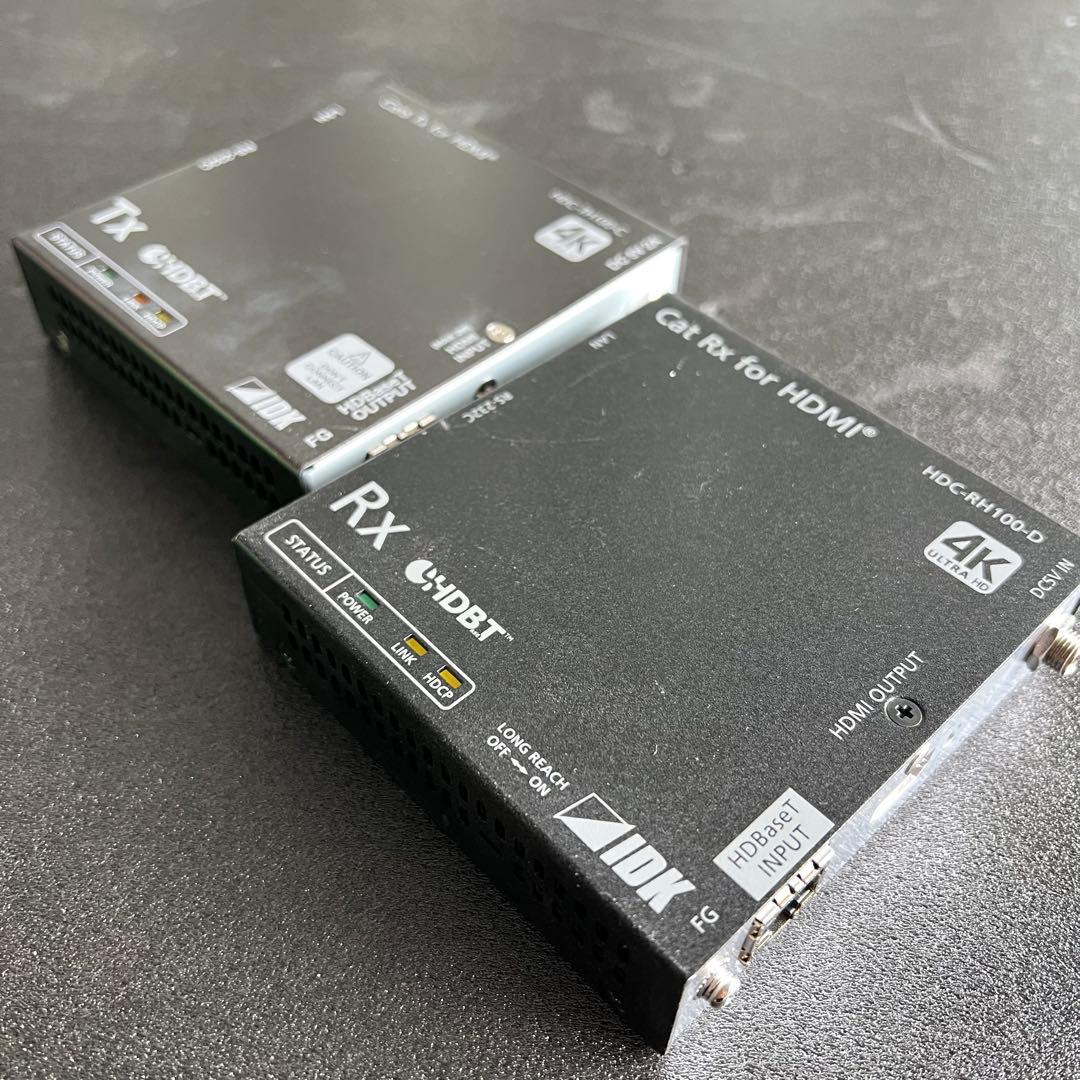 A4 美品✨　IDK HDMIツイストペアケーブル　送信機