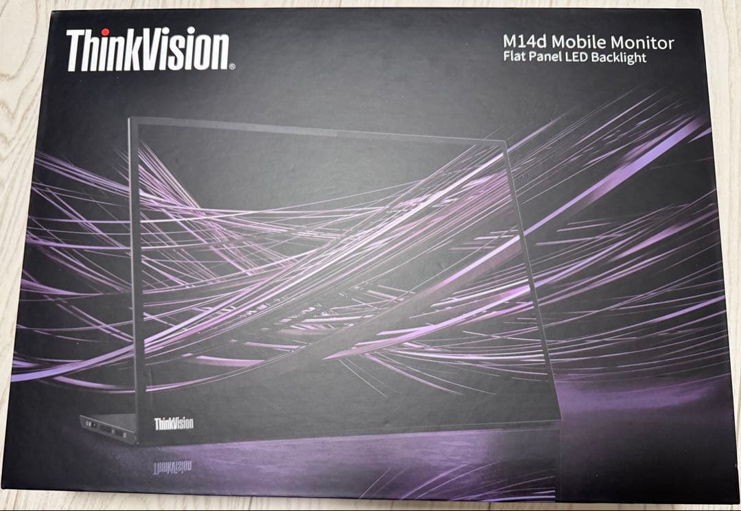 Lenovo ThinkVision M14d 保証付、付属品一式あり