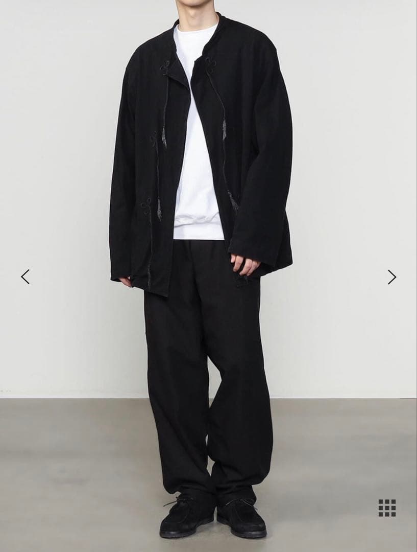 【新品未使用】COMOLIコットンジャージ スタンドカラージャケットSIZE2