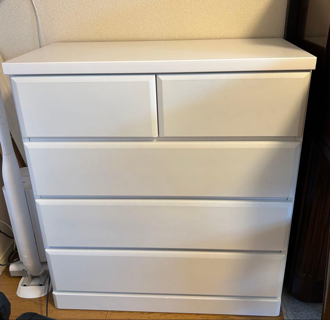 チェスト　タンス　完成品　北欧　収納　スライドレール　国産　送料込　たのメル便