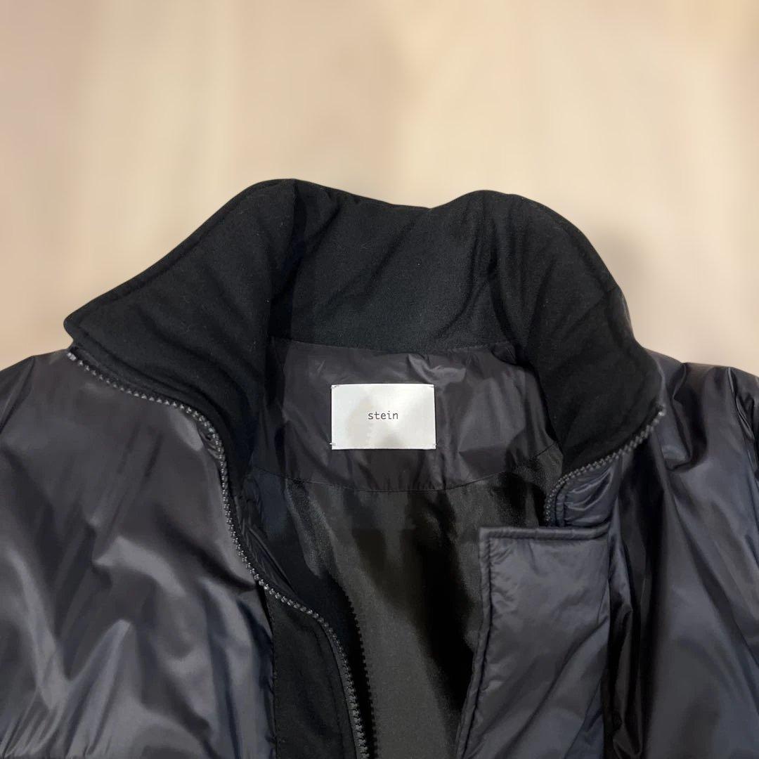 stein ブラック ナイロン コート オーバーサイズ