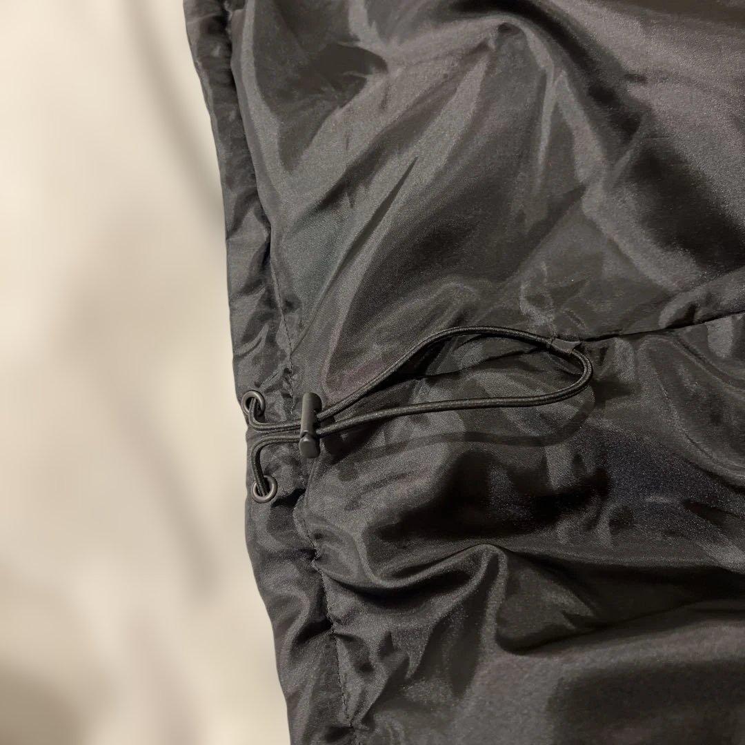 stein ブラック ナイロン コート オーバーサイズ