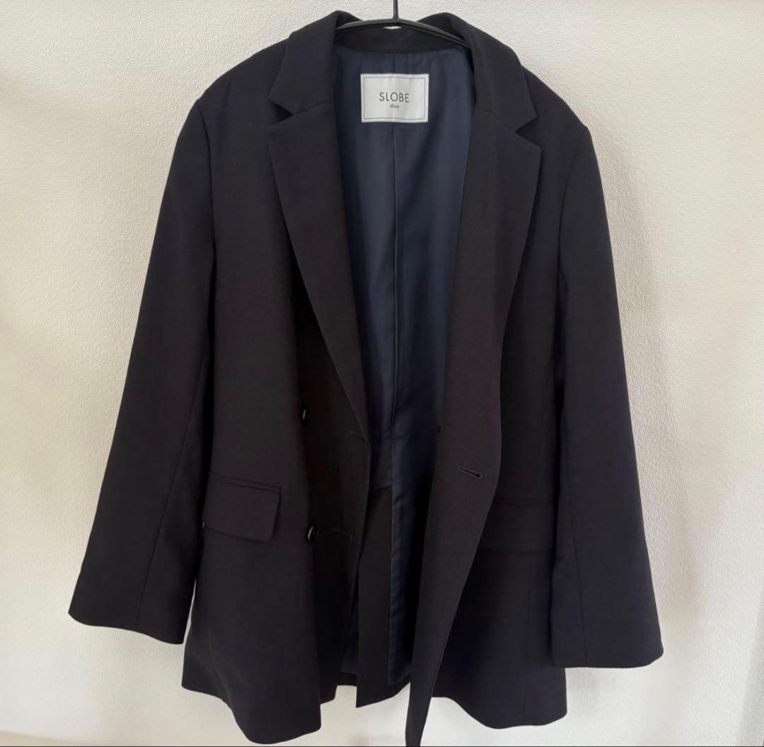 【SLOBE IENA】ウォッシャブルツイルダブルジャケット
