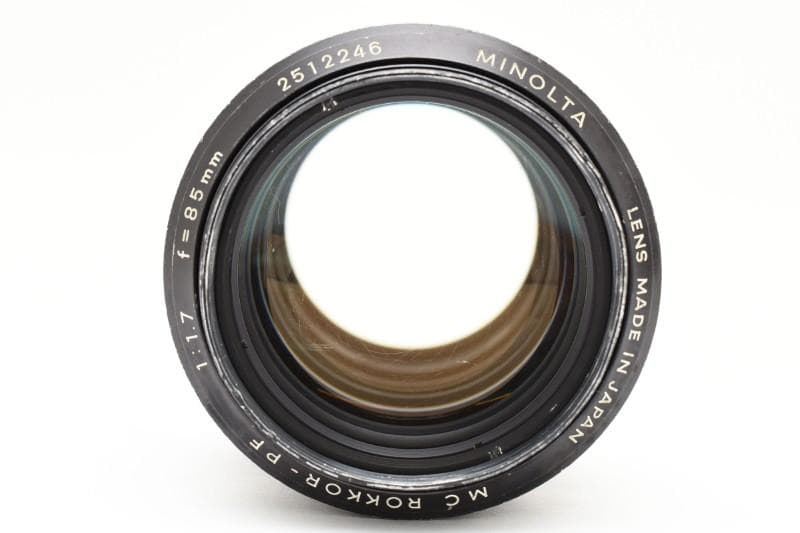 Minolta MC ROKKOR-PF 85mm f/1.7（整備品）