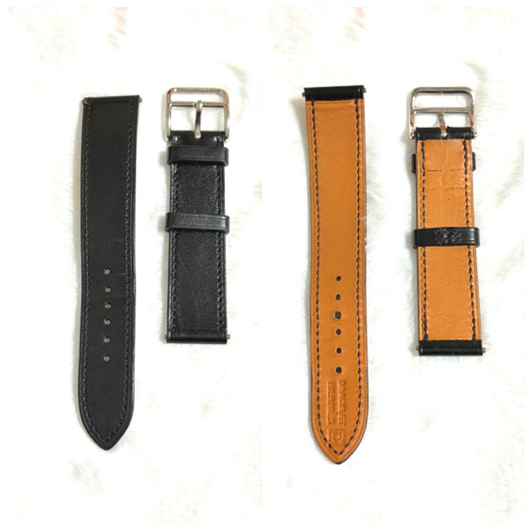 プレゼント付！ エルメス/HERMES ベルトウォッチ ブルージーン・キャメル