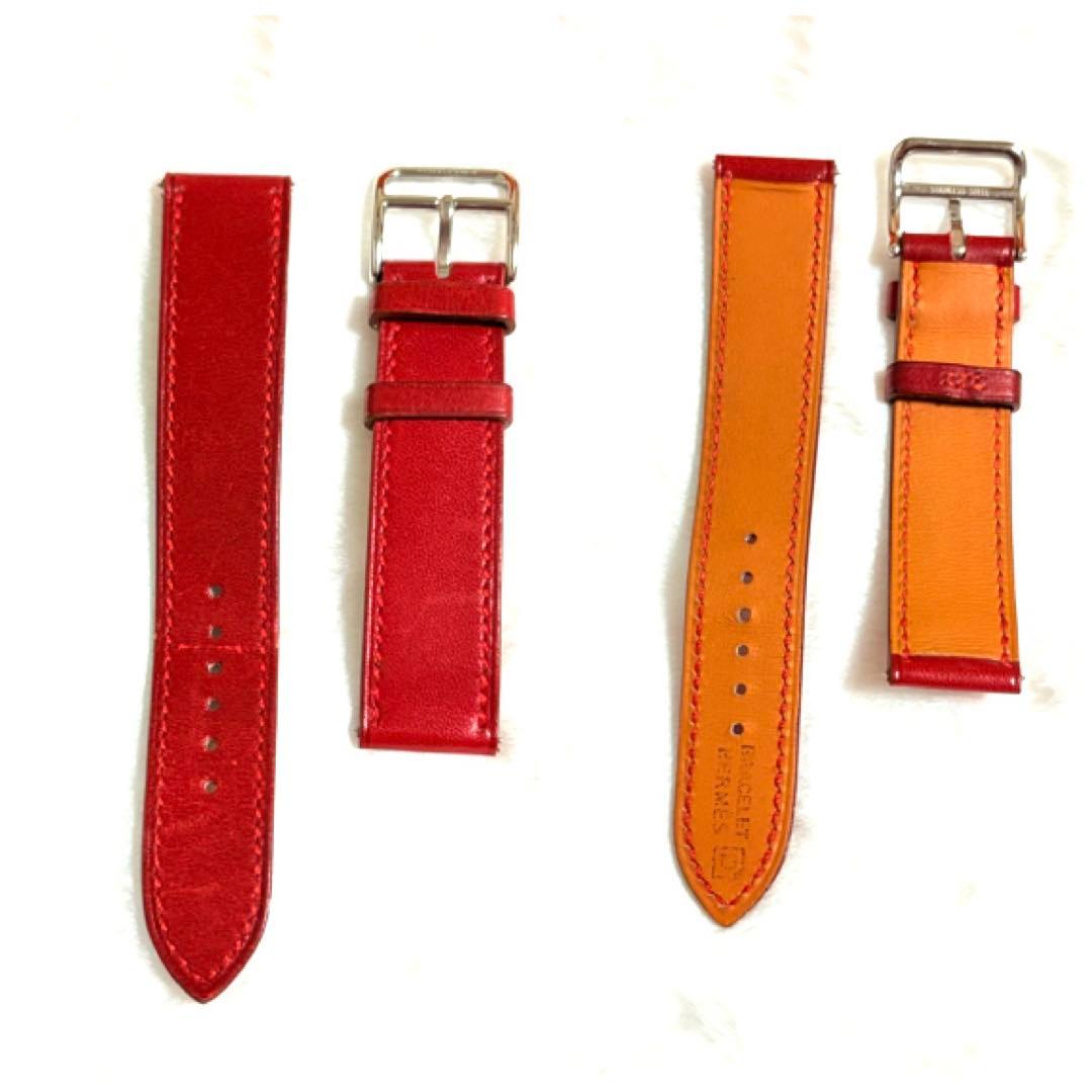 プレゼント付！ エルメス/HERMES ベルトウォッチ ブルージーン・キャメル