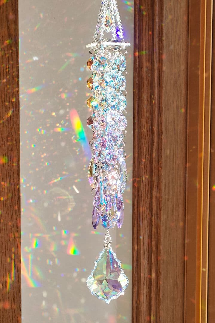 スワロフスキー✨️サンキャッチャー✨️ペンデロークバイオレットAB 63mm