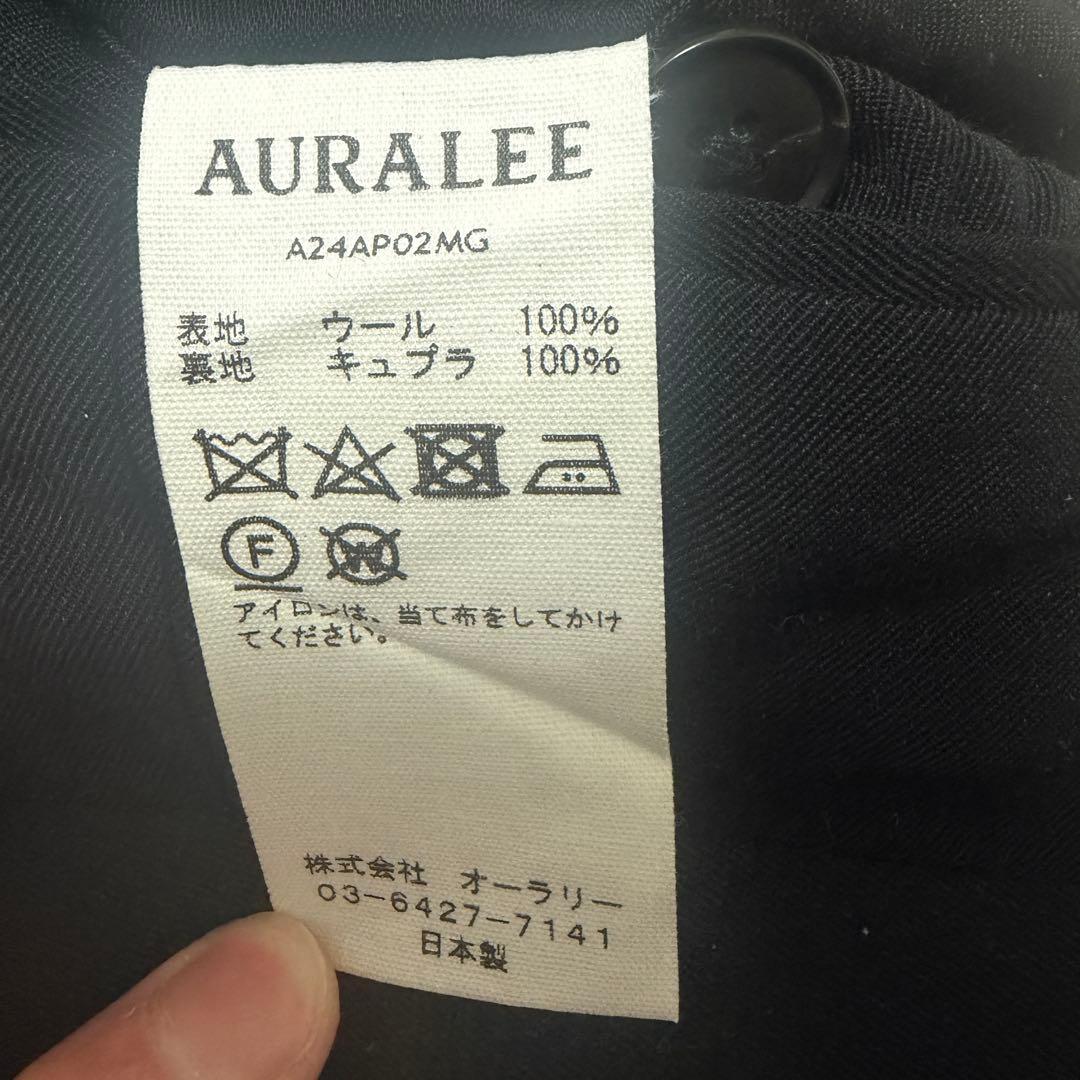 パンツ AURALEE 24SS LIGHTWOOLMAXGABARDINE SLACS
