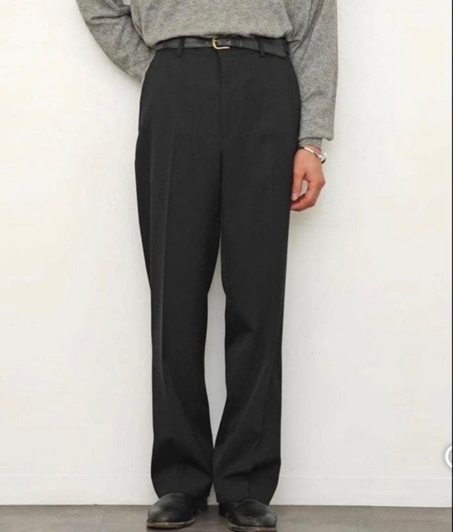 パンツ AURALEE 24SS LIGHTWOOLMAXGABARDINE SLACS