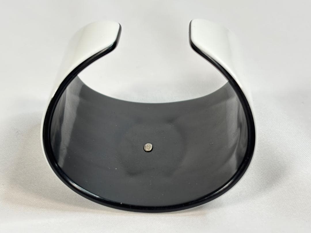 CHANEL バングル ブレスレット ココマーク ホワイト