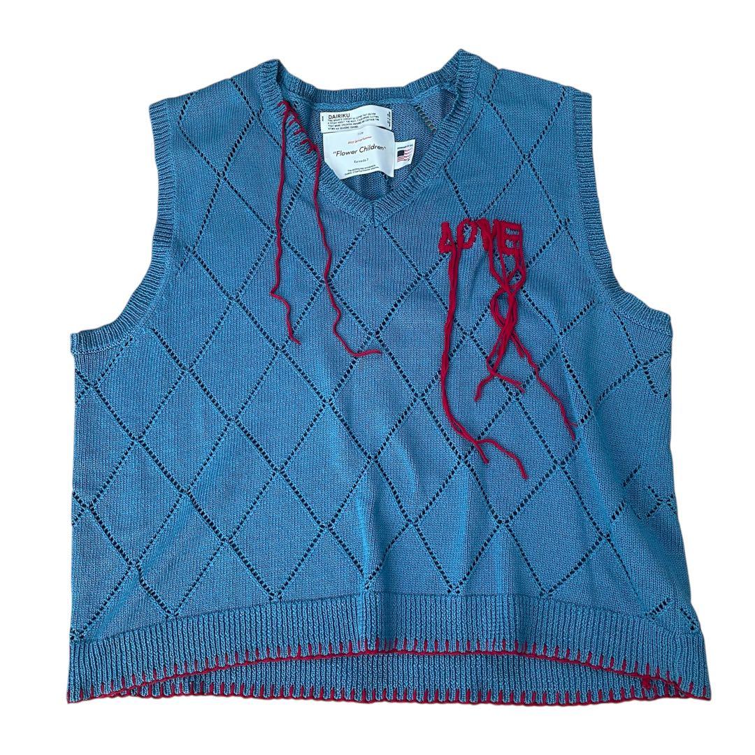 DAIRIKU Flower Children ニット ベスト 21ss
