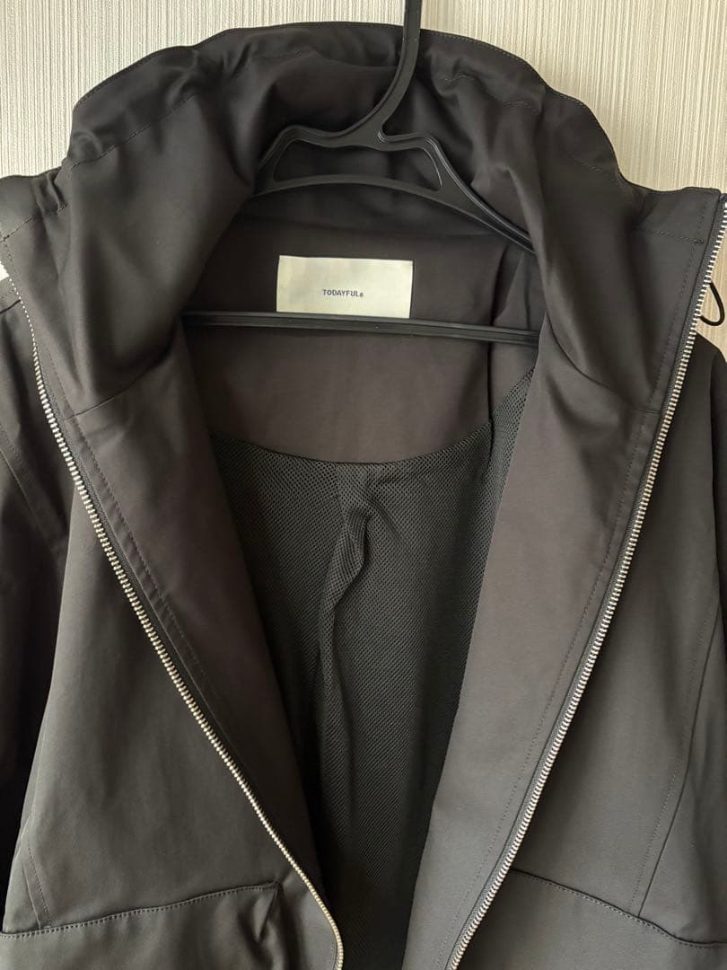 【新品未使用】TODAYFULスタンドカラージップブルゾン38