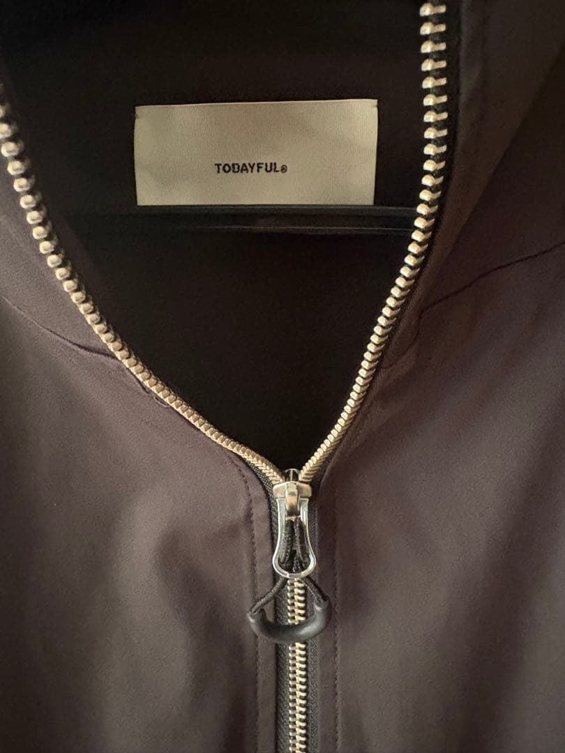 【新品未使用】TODAYFULスタンドカラージップブルゾン38