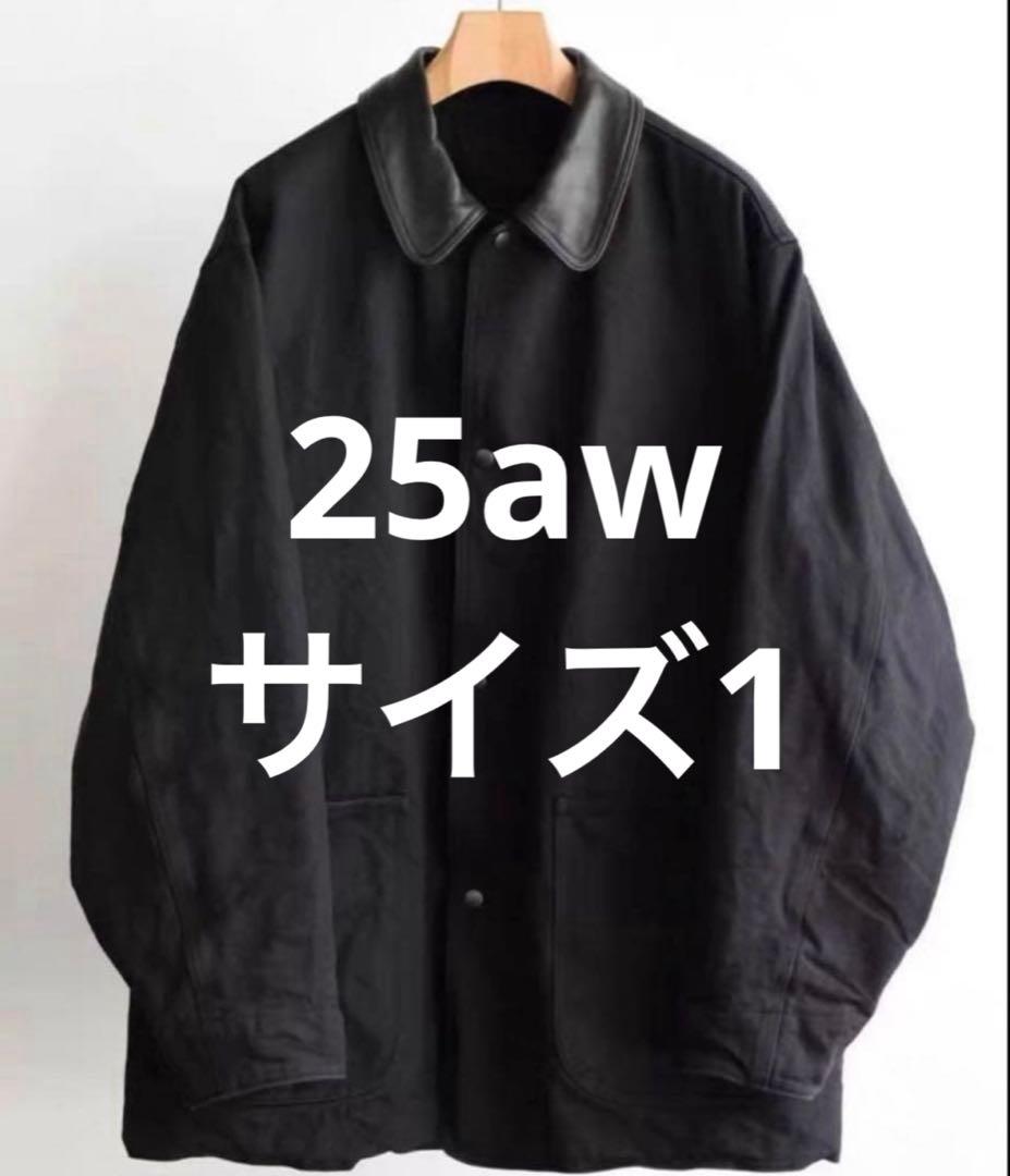 25aw COMOLI デニムレザーワークジャケット 1新品未使用