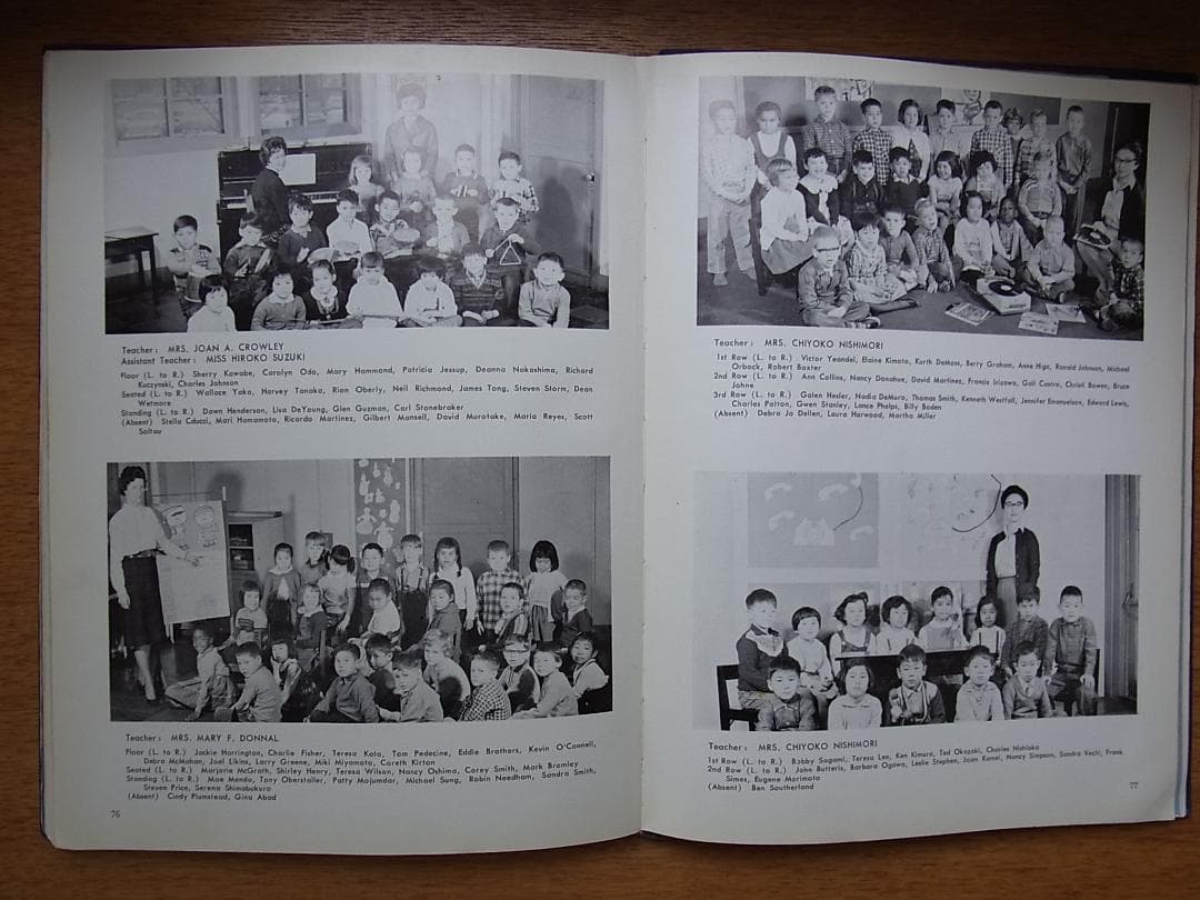 1962年米軍ワシントン・ハイツの代々木スクールの年鑑アルバム