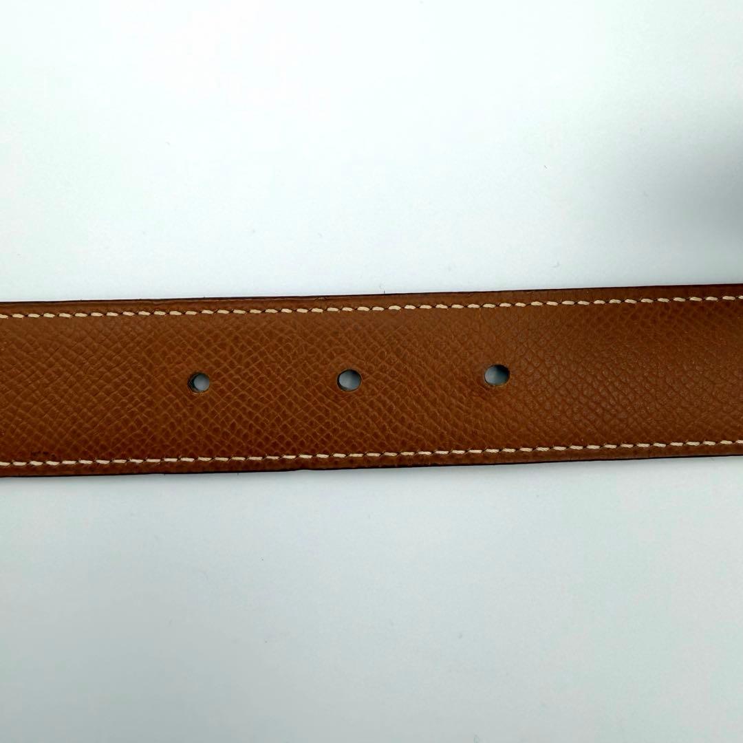 極美品✨HERMES エルメス ベルト ゴールド金具 黒