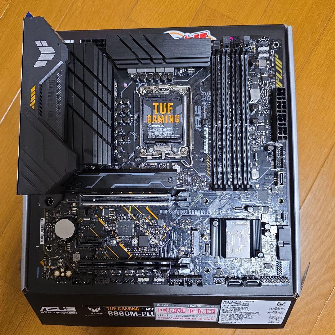 【ジャンク】ASUS TUF GAMING B660M-PLUS D4