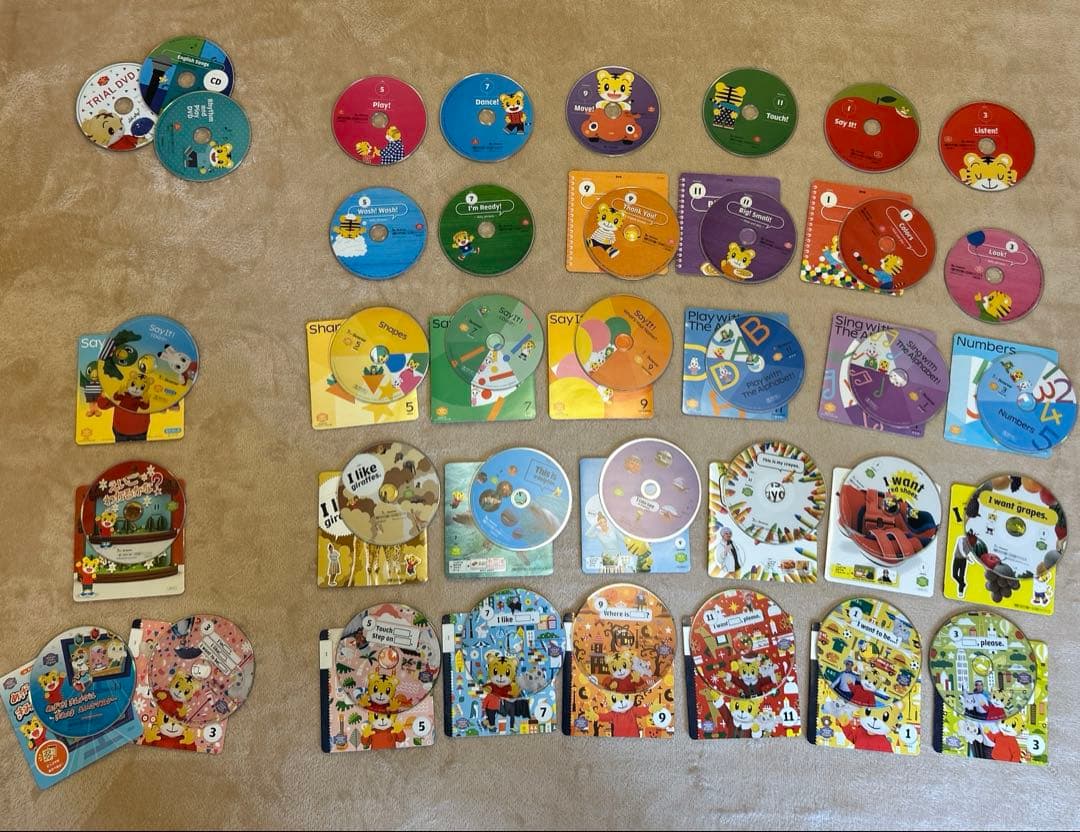 こどもちゃれんじEnglishのDVD37枚セット