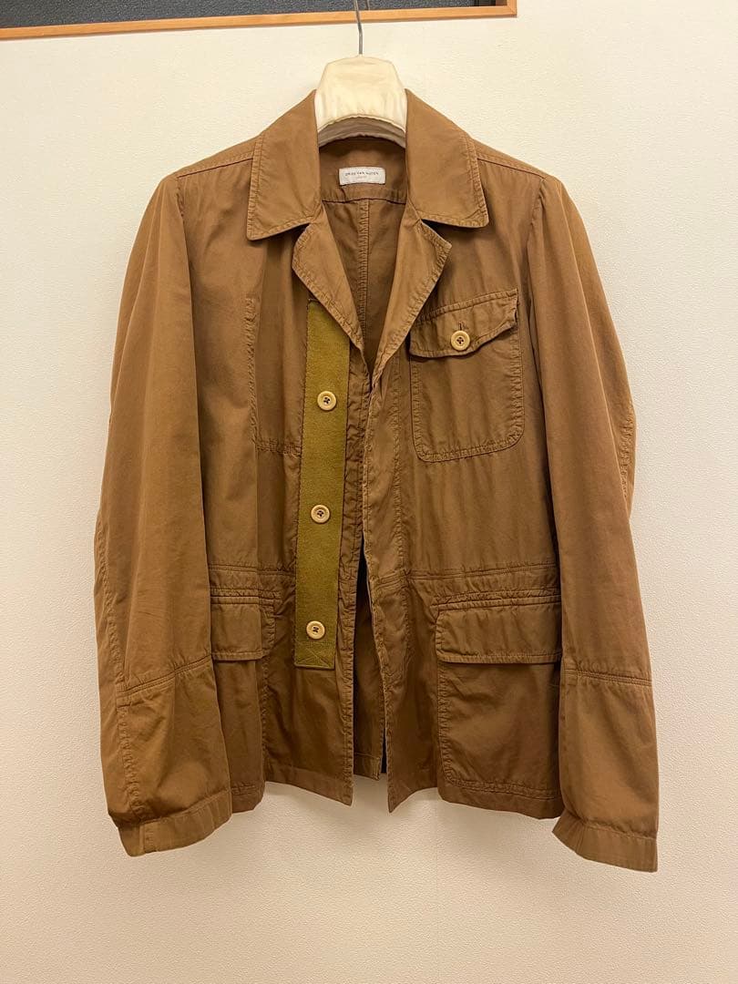 DRIES VAN NOTEN ミリタリージャケット サイズ48 Brown