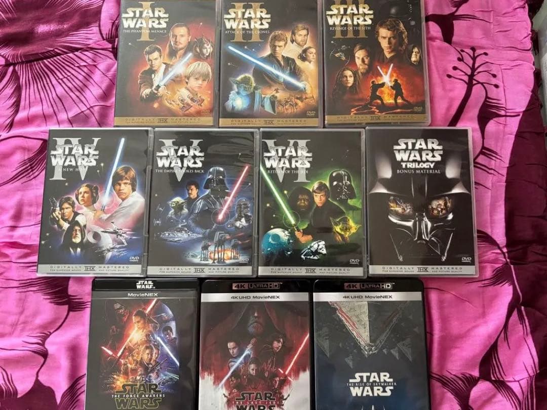 [美品]☆スターウォーズ☆DVD 9作品セット　ばら売り不可